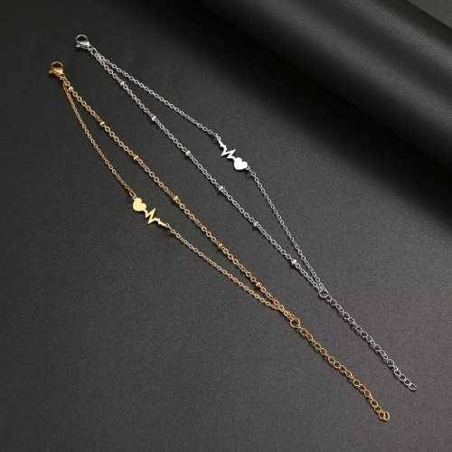Retail Price R999 SILVER HEARTBEAT HEART Bracelet 20cm TITANIUM (NEVER FADE)
