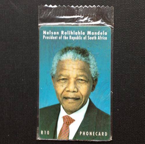 SCARCE MINT 1995 Telkom R10 Phone Card with Nelson Mandela - still sealed in original wrapping