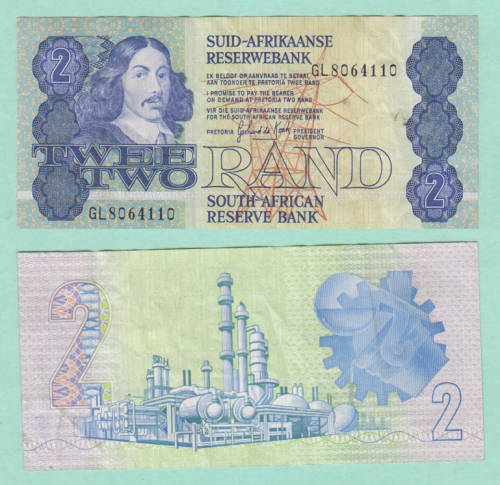 GPC de Kock Two Rand banknote - 3rd Issue -  GL8064110 - Crisp EF+