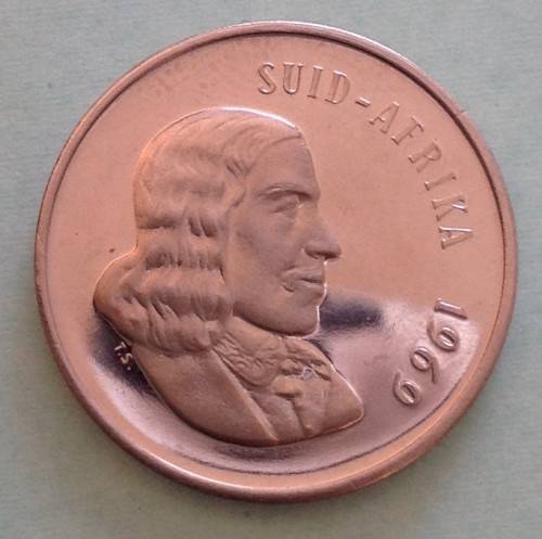 1969 Afrikaans Proof Twenty Cents
