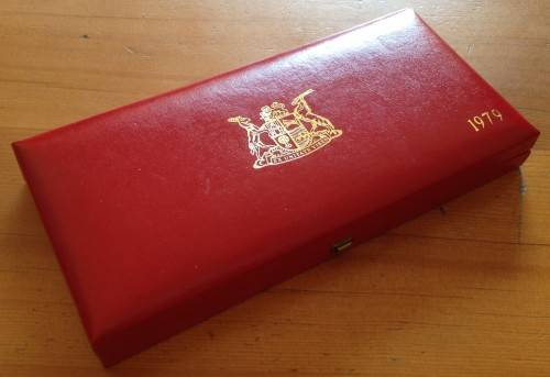 Empty RED SA Mint Box for 1979 Long Proof set