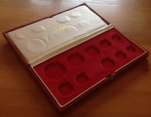 Empty RED SA Mint Box for 1976 Long Proof set