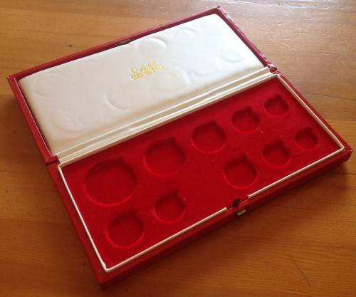 Empty RED SA Mint Box for 1973 Long Proof set