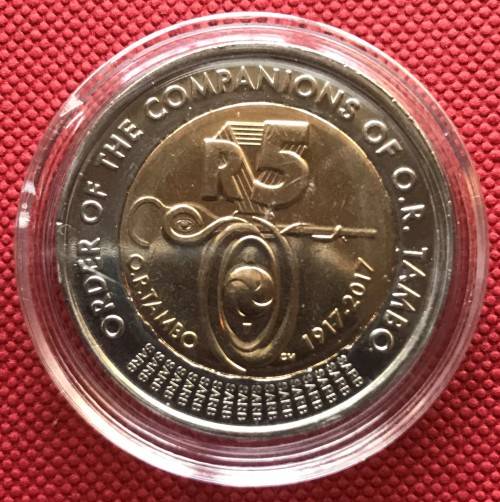 SUPERSET OF NINE COMMEMORATIVE COINS IN CAPSULES (ORT, Griqua, Democracy, Mandela, SARB etc.)