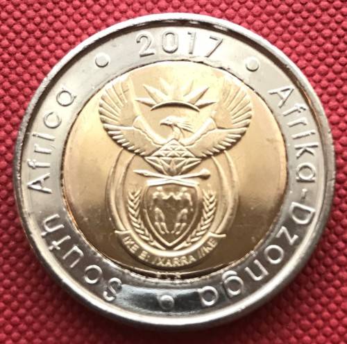 SUPERB OR TAMBO 2017 uncirculated bi-metal R5 commemorative coin