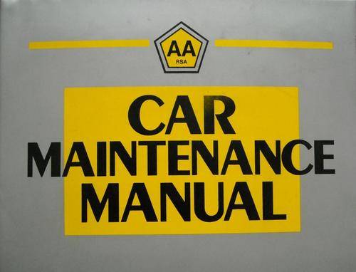 AA CAR MAINTENANCE MANUAL