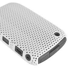 Perforated Mesh Hole Hard Plastic Back Case Cover for BlackBerry Curve 8520
