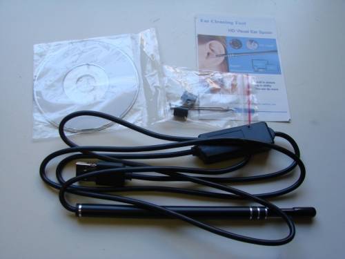 USB DIGITAL OTOSCOPE EAR MICROSCOPE CAMERA : INSPECTION BORESCOPE - ENDOSCOPE TOOL