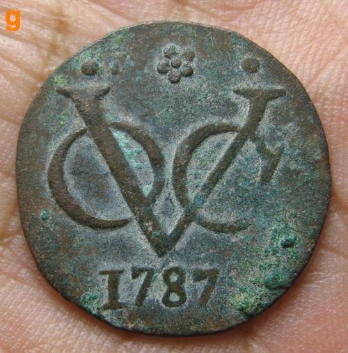 1787 COINS US COLONIAL VOC NEW YORK PENNY DUTCH DUIT NETHERLANDS INDIES WESTFRISIA