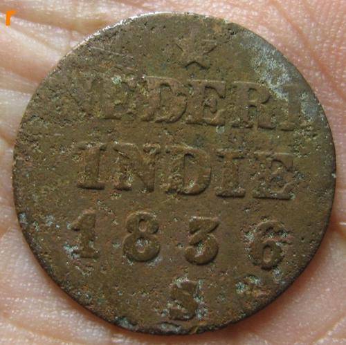 1836 COINS US COLONIAL VOC NEW YORK PENNY DUTCH DUIT NETHERLANDS INDIES 1/4 (0.25) STUIVERS