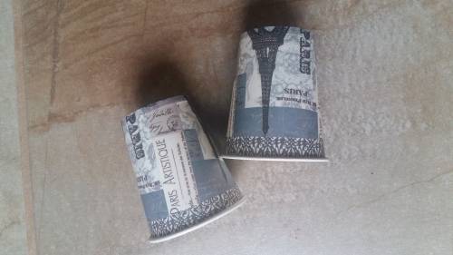 Paris eiffel tower plastic cups / glasses (10), Was R18 now R11