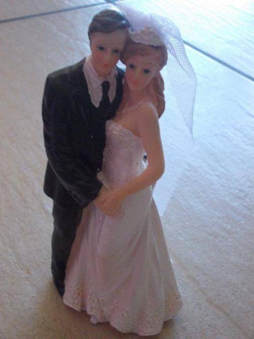 Wedding cake topper 15cm