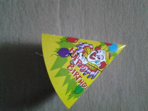 circus / clown party paper hats (10)