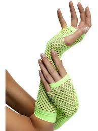 neon Green fishnet gloves was R16 now R8