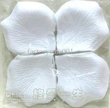120 wedding white rose material petals - confetti
