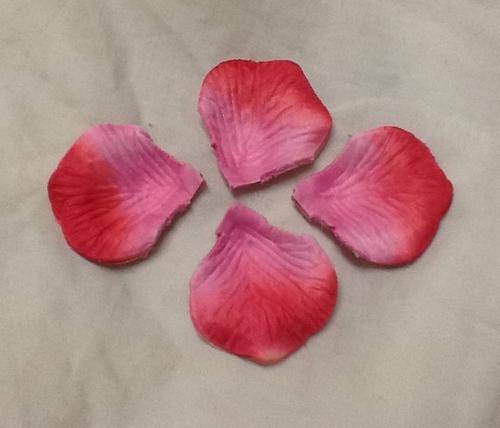 wedding pink rose material petals