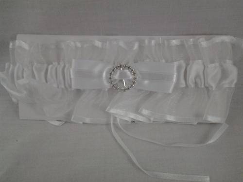 wedding organza garter