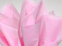 Tissue paper - 10 sheets per pack - sheets 51x66cm - pink