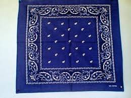 Dark blue headband / bandana / neckscarf