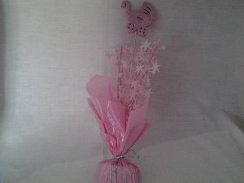 Table foil weight with stars great for center piece for babyshower