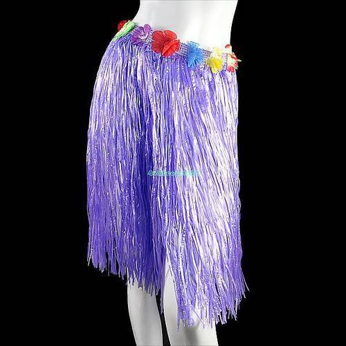 Hawaiian skirt for adult ladies - purple