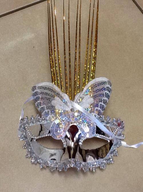 Fancy mask - silver - dress up