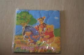 Winnie the pooh kids party serviettes (20)