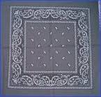 Grey headband / bandana / neckscarf