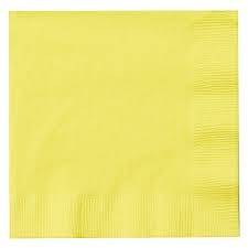 Yellow serviettes (20)