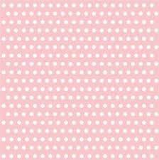 Tissue gift wrap paper - 10 sheets per pack - sheets 51x66cm - pink polka dot