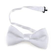 Wedding / concert / dress up - bow tie white