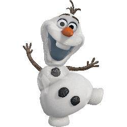 58cmx 104cm Frozen Olaf kids party Foil Balloon