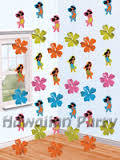 Hula girl string dangler