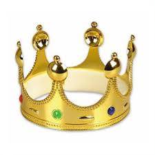 Plastic prince boys crown, perfect for princess party