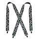 Dress up suspenders with music notes