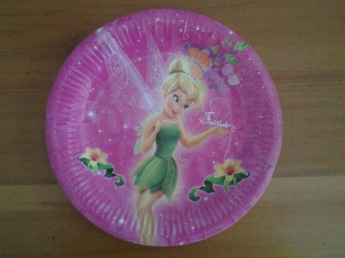 Tinkerbel kids party paper plates big (10), was R28 now R17