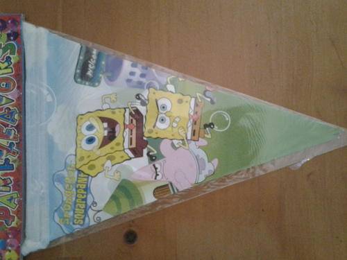 Spongebob kids party banner