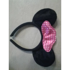 Minnie mouse aliceband ears, pink, perfect for a party or concert