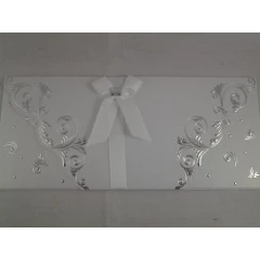 Embossed wedding invitation with envelope, Do your own printing, 10 per pack, was R120 now R80