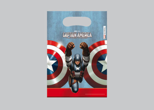 Captain america kids loot bags / party packs (6)
