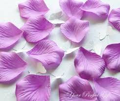 Lavender rose material petals- confetti