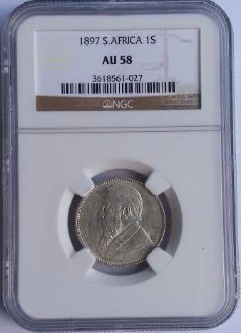 1897 1 Shilling AU58