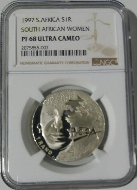 1997 R1 South African Women PF68 Ultra Cameo