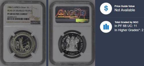 1986 R1 Year of the Disabled People PF68 Ultra Cameo NGC 2824894-019