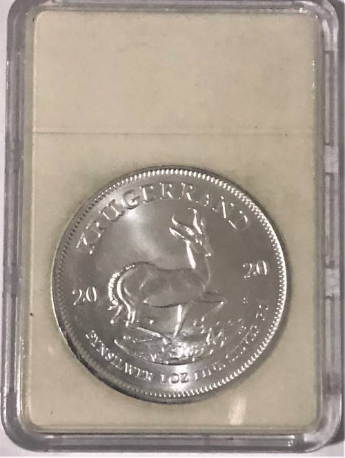2020 Silver Brilliant Uncirculated Krugerrand 1oz