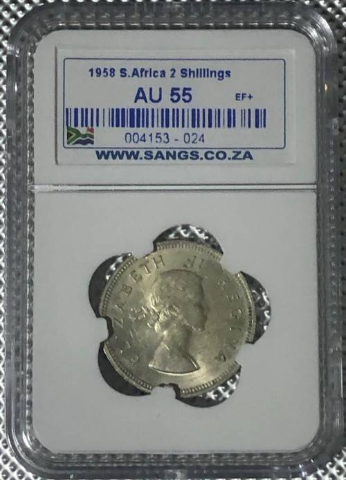 1958 2 Shillings AU55