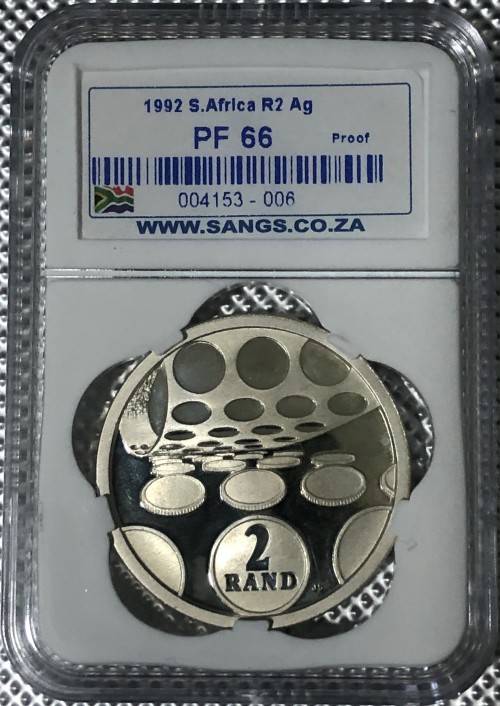 1992 Silver R2 Mint Technology PF66