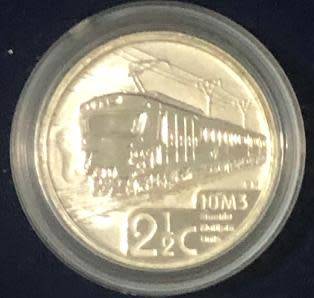2014 Proof Flypress Tickey `Electric Class 10M3` Johannesburg Coin Show
