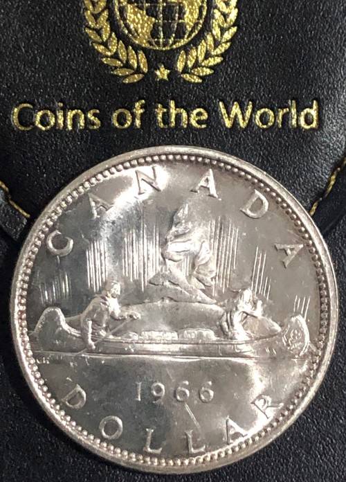 1966 Canada Silver Dollar(23 Grams/0.8 oz)