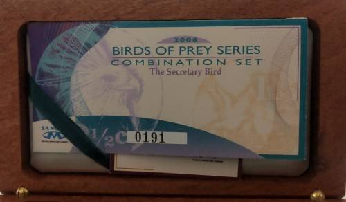 2006 Birds of Prey - Combination Set * The Secretary Bird, Crown, Tickey and Charm(only 1000 minted)
